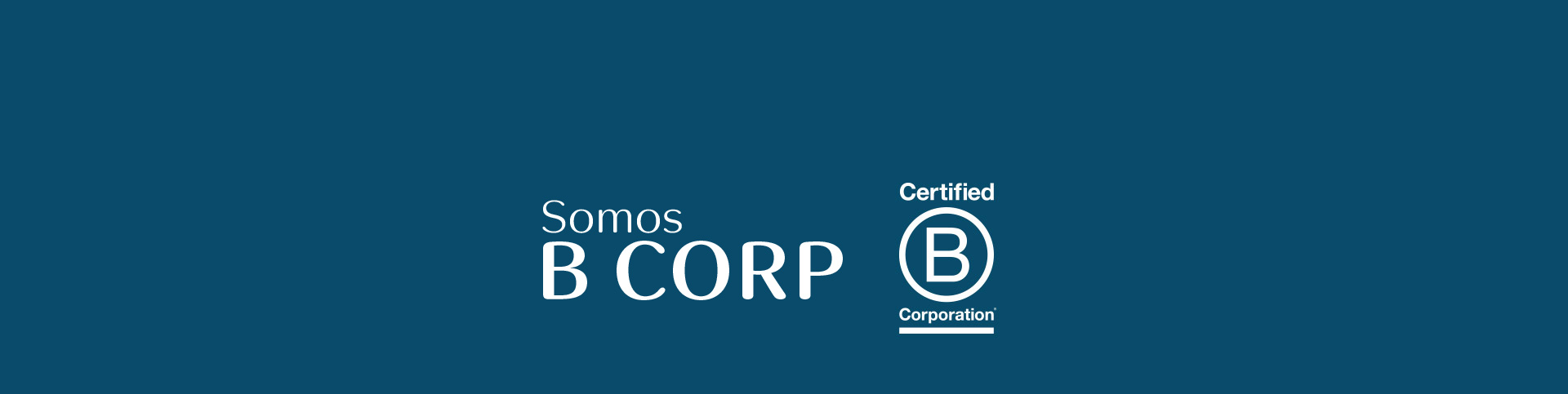 Isologotipo del certificado B Corp