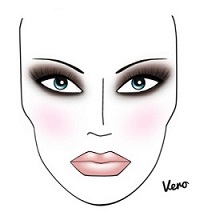 máscaras de mujer maquilladas con productos Natura Una