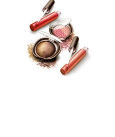Natura aquarela gloss labials, sombras bronce