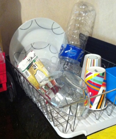 Elementos reciclables limpios